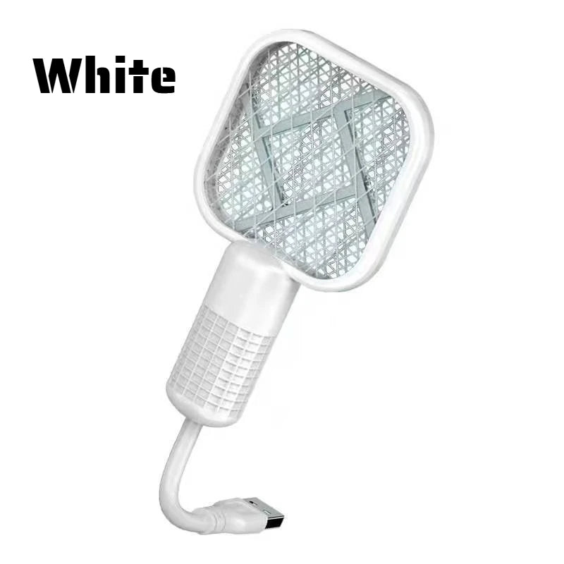 Portable USB Mosquito Swatter with UV Light Car Mosquito Killing Trap for Household Outdoor Picnic Camping Travel Hotel