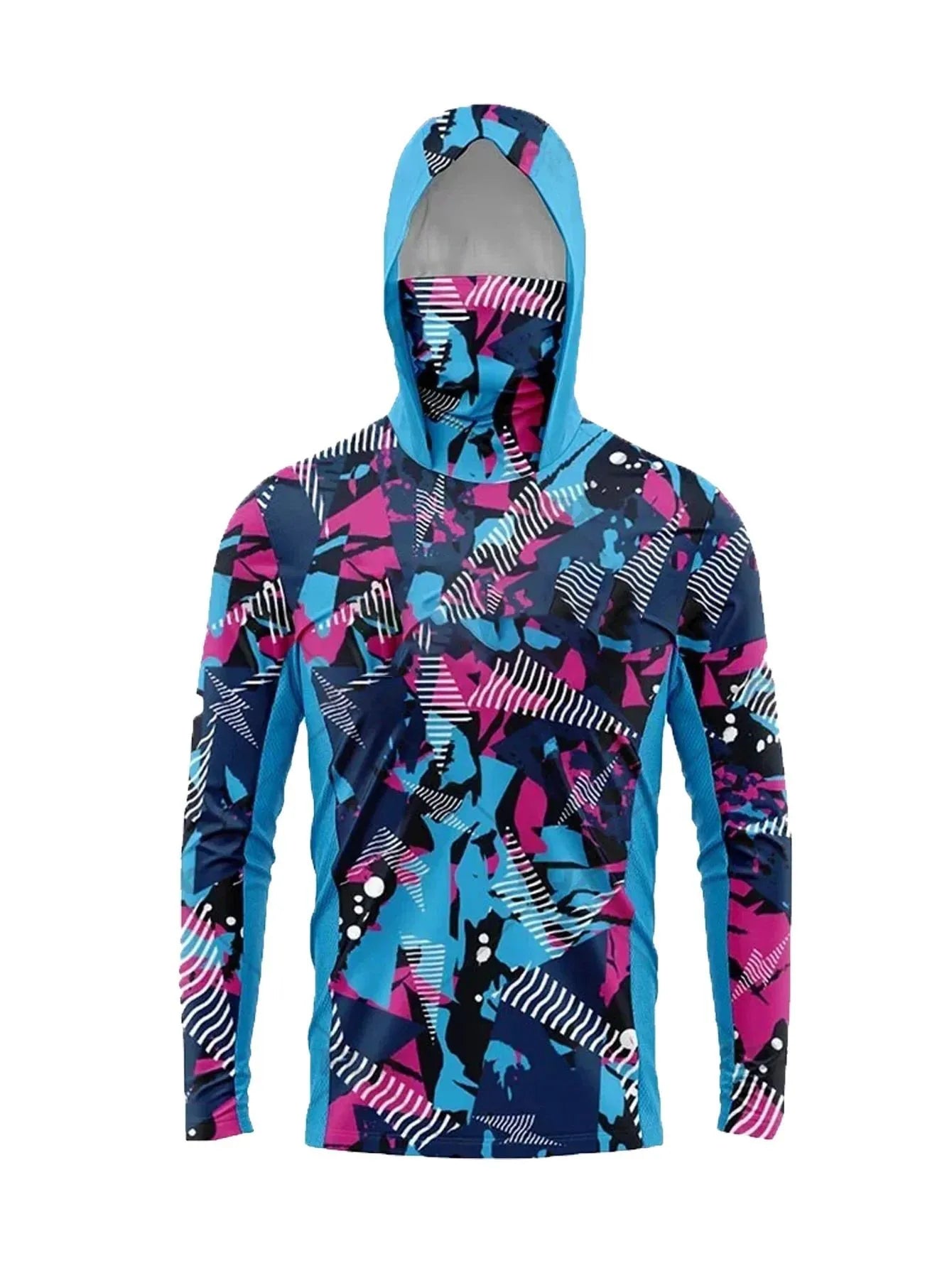 2026 Summer New Style Men's Long-Sleeved Shirt with 3D Pattern Print Sporty Breathable Comfortable Soft Lightweight