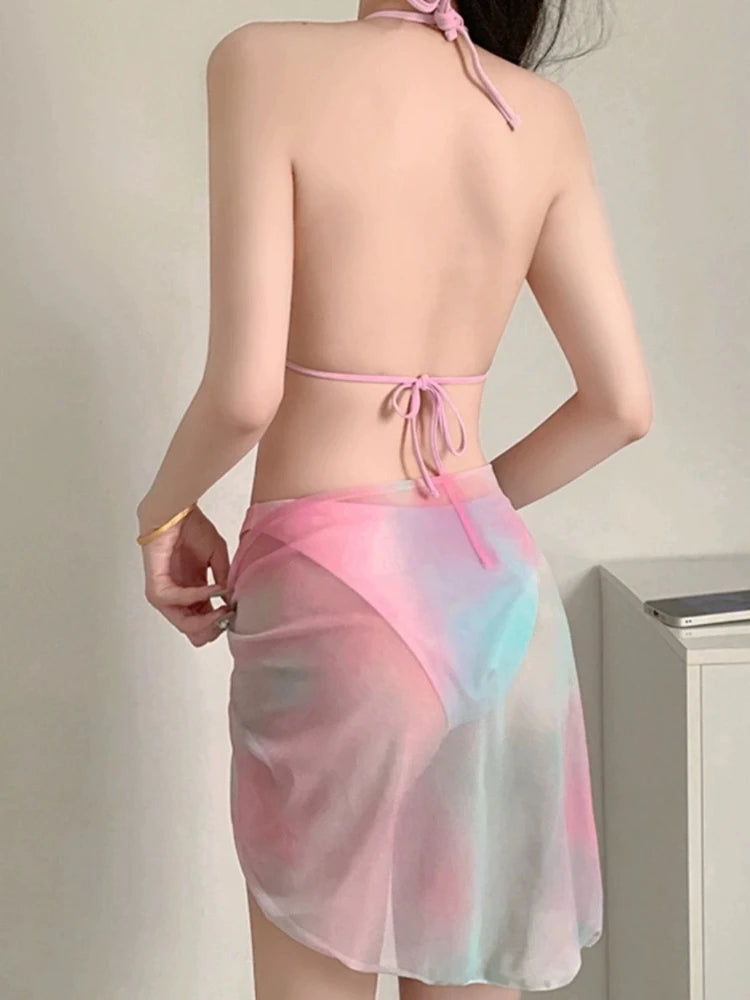 Sexy Women Bikini 2026 New Arrivals Pink Blue Swimwear Sets Slimming Push Up Bathing Suit Beach Party Bikini