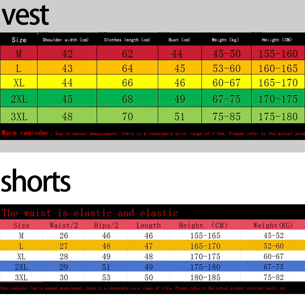 Men's Tank Top Sets 2026 Summer Quick drying seaside sports Sportswear running beach  sports two-piece Breathable oversize
