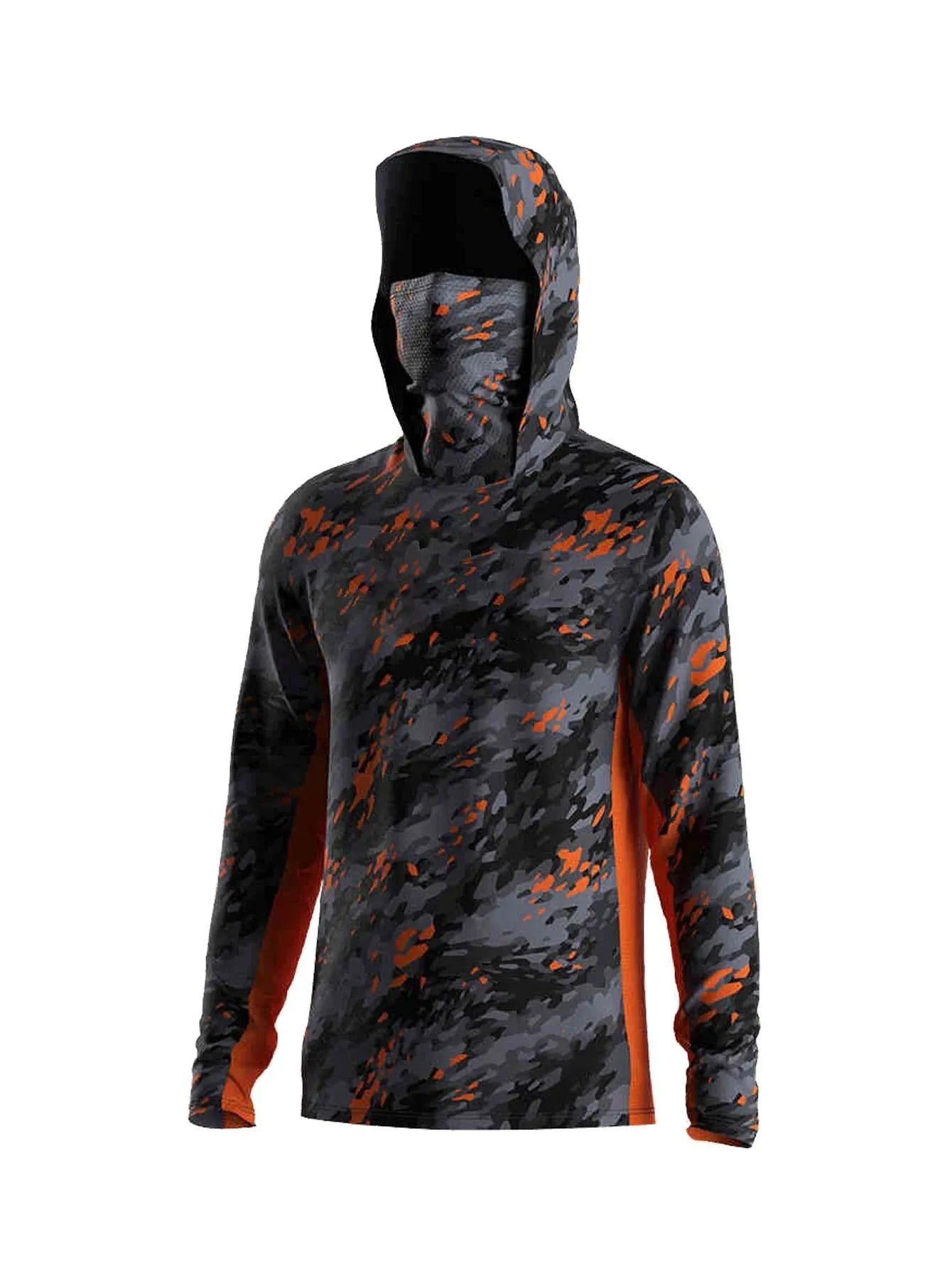 2026 Summer New Style Men's Long-Sleeved Shirt with 3D Pattern Print Sporty Breathable Comfortable Soft Lightweight
