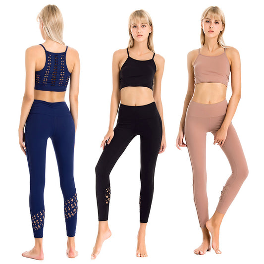 Professional Women's Quick-Drying Yoga Suit and Bra