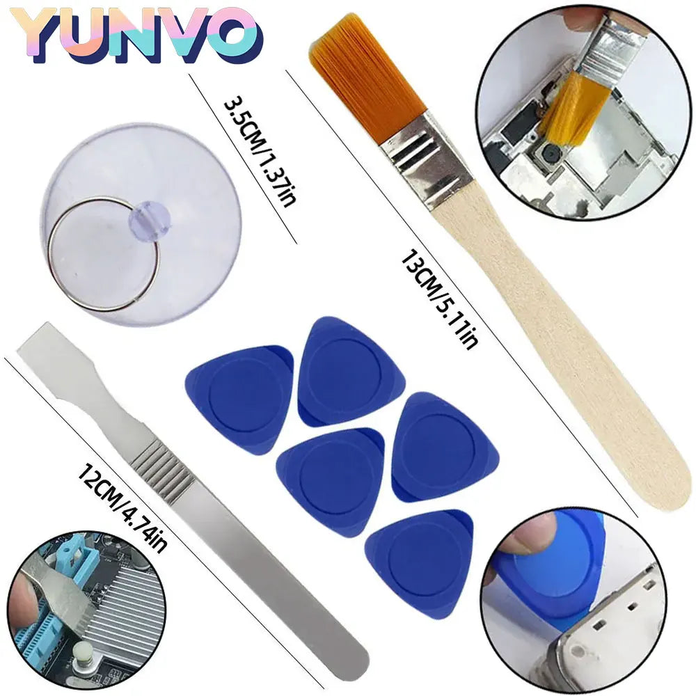 Mobile Phone Disassembly Repair Tools for Apple Android Set Opening Screwdriver Combination Skid Multi Function Disassembly Kit