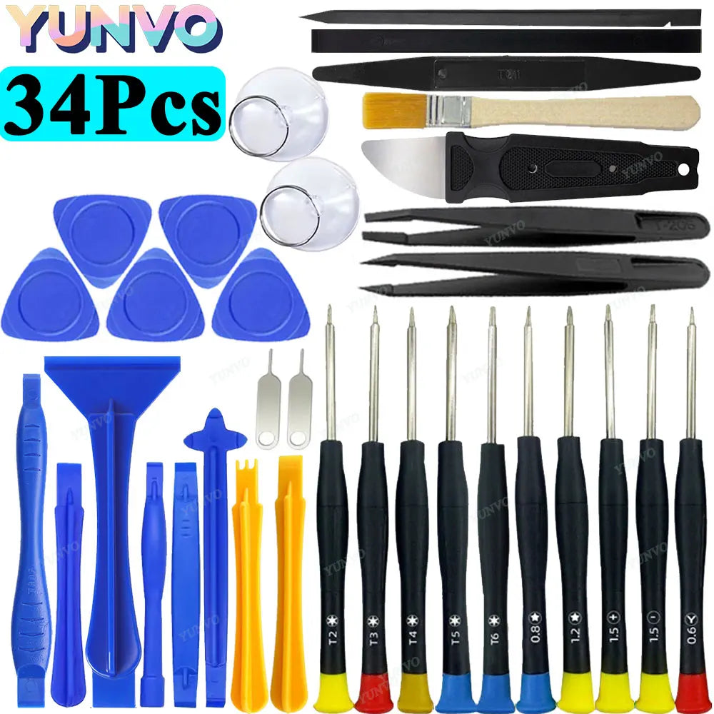 Mobile Phone Disassembly Repair Tools for Apple Android Set Opening Screwdriver Combination Skid Multi Function Disassembly Kit