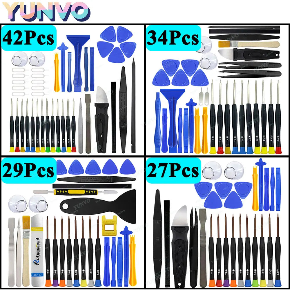 Mobile Phone Disassembly Repair Tools for Apple Android Set Opening Screwdriver Combination Skid Multi Function Disassembly Kit