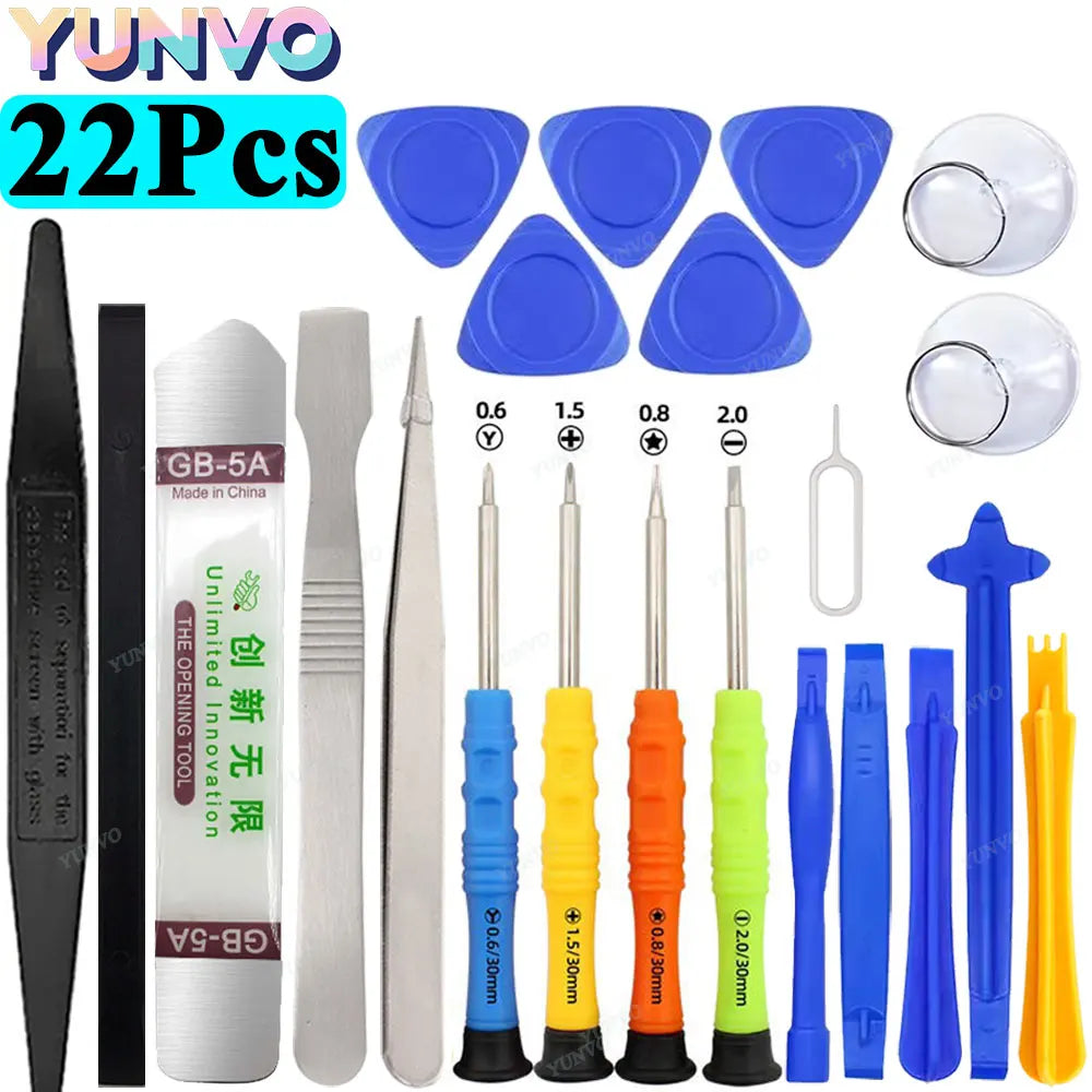 Mobile Phone Disassembly Repair Tools for Apple Android Set Opening Screwdriver Combination Skid Multi Function Disassembly Kit