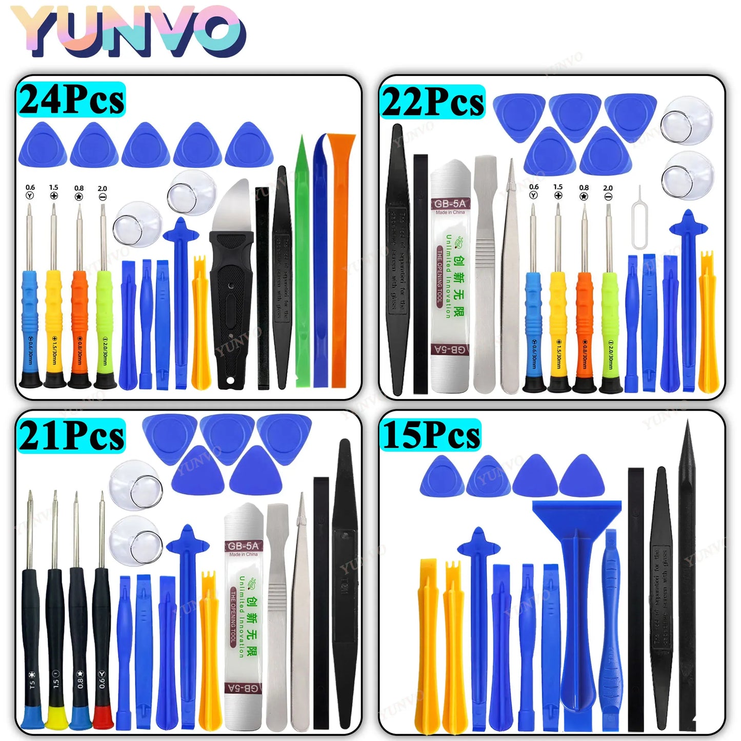 Mobile Phone Disassembly Repair Tools for Apple Android Set Opening Screwdriver Combination Skid Multi Function Disassembly Kit
