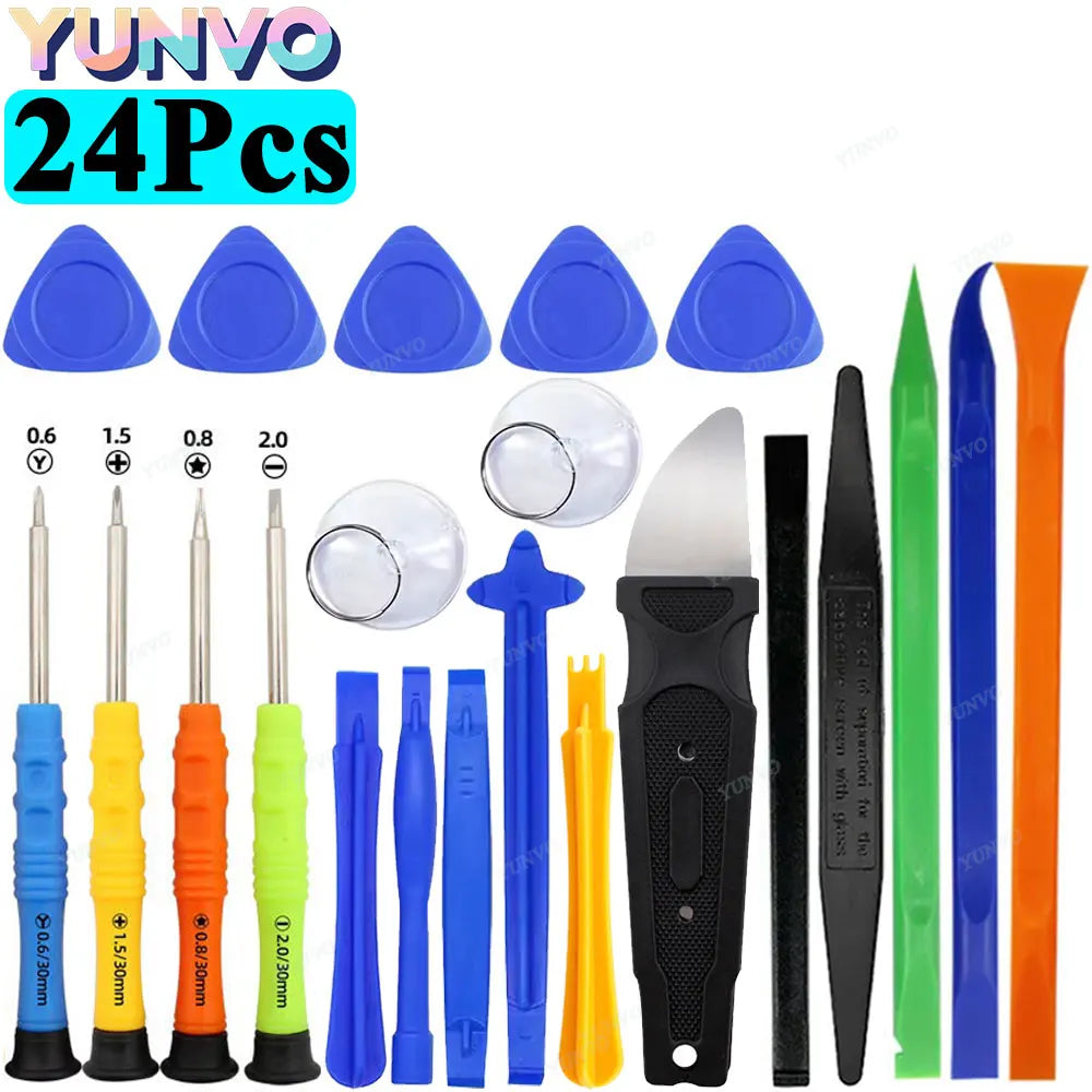 Mobile Phone Disassembly Repair Tools for Apple Android Set Opening Screwdriver Combination Skid Multi Function Disassembly Kit