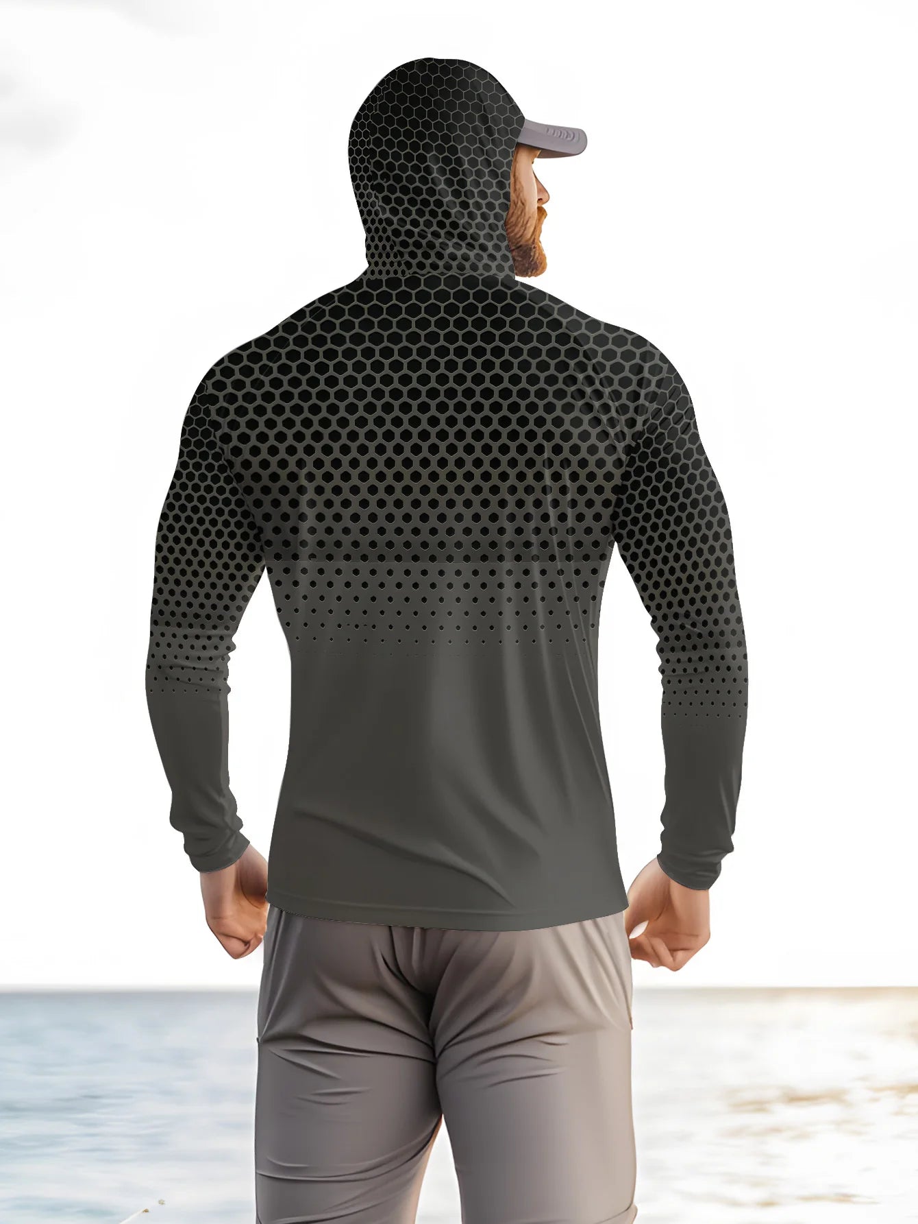 2026 Summer Best-selling Men's Fishing Outfit for Outdoor Sports Leisure Comfortable and Soft 3D Pattern Printing