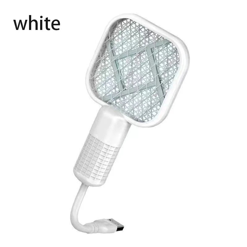 Portable USB Mosquito Swatter with UV Light Car Mosquito Killing Trap for Household Outdoor Picnic Camping Travel Hotel